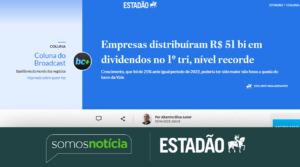 Empresas distribuíram R$ 51 bi em dividendos no 1º tri, nível recorde