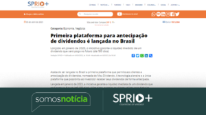 Primeira plataforma para antecipação de dividendos é lançada no Brasil