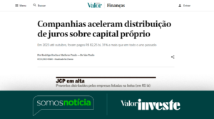 Companhias aceleram distribuição de juros sobre capital próprio