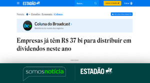 Empresas já têm R$ 37 bi para distribuir em dividendos neste ano